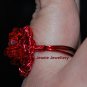 Red Nest Ring with Swarovski Crystals