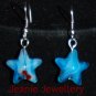 Light Blue Star Earrings