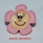 Pink flower magnet