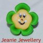 Green flower magnet