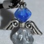 Blue and silver Angel Mobile Charm