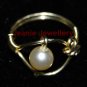 Gold Pearl Ring