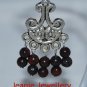 Garnet Gemstone Chandelier Earrings