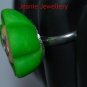 Green Flower (Biscuit) Ring