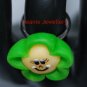 Green Flower (Biscuit) Ring