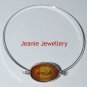 Silver plated Bangle with a wish