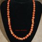 Goldstone Necklace with Rhinestones