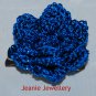 Blue Flower Brooch and Hair Clip