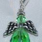Light Green Angel Clip on Charm