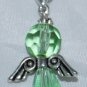 Green Angel Clip on Charm