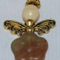 Brown and Cream Angel Bag Charm