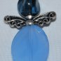 Light Blue and Silver Angel Bag Charm
