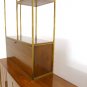 Mid Century Tambour Walnut Credenza Bar Etagere Danish
