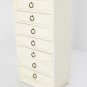 Faux Bamboo White Lacquer Lingerie Chest Dresser Cabinet by Drexel