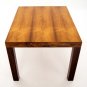 Danish Mid Century Modern Parsons Rosewood Coffee End Table