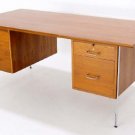 Danish Mid century Modern Teak Desk Writing Table by Dansk Design Denmark