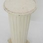 Vintage Antique Round Carved Wood Pedestal Column Stand