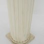 Vintage Antique Round Carved Wood Pedestal Column Stand