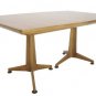 Mid Century Modern Walnut Dining Table With 2 Leafs by John Widdicomb
