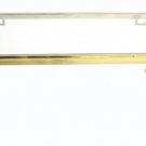 Mastercraft Gold Brass Glass Coffee Table Mid Century Modern
