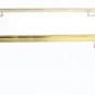 Mastercraft Gold Brass Glass Coffee Table Mid Century Modern