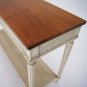 Beacon Hill French Provincial Decorative Walnut Sofa Console Table Drawers