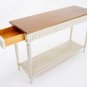 Beacon Hill French Provincial Decorative Walnut Sofa Console Table Drawers