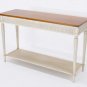 Beacon Hill French Provincial Decorative Walnut Sofa Console Table Drawers