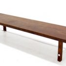 Mid Century Modern 2" Solid Walnut Top Coffee Table