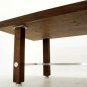 Mid Century Modern 2" Solid Walnut Top Coffee Table