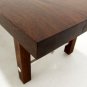 Mid Century Modern 2" Solid Walnut Top Coffee Table