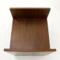 Danish Mid Century Modern Walnut End Table Nightstand
