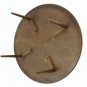 Danish Mid Century Modern Round Coffee Table Teak Made in Sweden