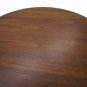 Danish Mid Century Modern Round Coffee Table Teak Made in Sweden