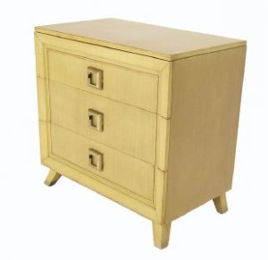 Mid Century Modern 3 Drawer Bachelor Chest Dresser Mont Style