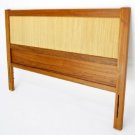 Danish Modern Teak Full Size Headboard Bed Mint