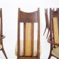 Set of 6 Mid Century Modern Walnut Dining Chairs Adrian Pearsall New Upholstery.