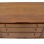 2 Part Mid Century Danish Modern Breakfront Sideboard Credenza Cabinet Walnut