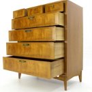 Very Clean Mid Century Modern High Chest Dresser Drawers