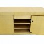 Lacquered Textile Wrapped Credenza atr. to Karl Springer Mid Century Modern