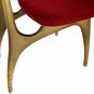 Mid Century Modern Horn Finish Walnut Dining Table 6 Chairs Set Kagan Decor