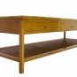 Paul McCobb Calvin Mid Century Modern Coffee Table Drawers Magazine Shelf Rack