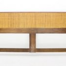 Oiled Walnut Mid Century Modern King Head Board Bed Mint