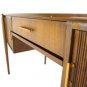 Danish Modern Tambour Doors Walnut Desk NICE!
