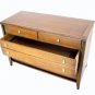 Danish Mid Century Modern Walnut Dresser Credenza by Drexel