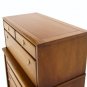 Mid Century Danish Modern Walnut Dresser High Chest by Drexel