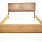 Danish Mid Century Modern Full Size Walnut Bed Rails Drexel