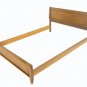 Danish Mid Century Modern Full Size Walnut Bed Rails Drexel