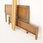 Danish Mid Century Modern Full Size Walnut Bed Rails Drexel