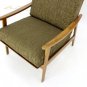 Danish Mid Century Modern High Back Lounge Arm Chair New Upholstery